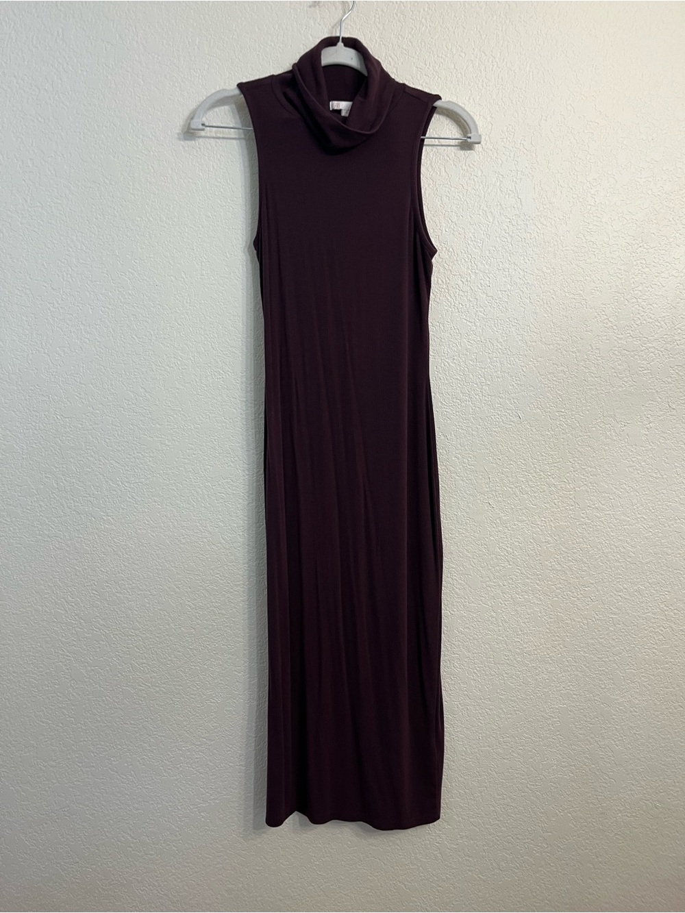 Gianni Bini Sleeveless Turtleneck Maxi Dress - Plum